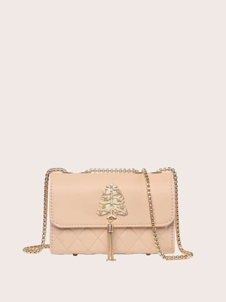 Baby Pink Plain  Women Shoulder Bags 6692