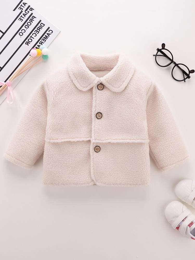  Beige Collar Baby Jackets  Coats 7038