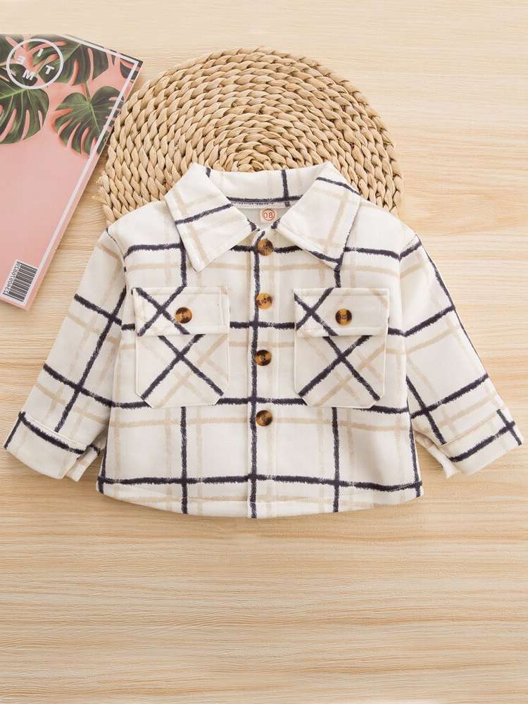 Regular Beige Long Sleeve Baby Jackets  Coats 289