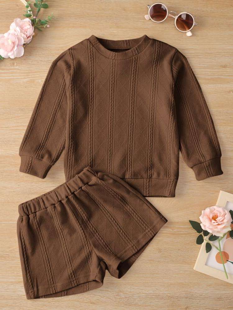 Casual  Beige Kids Clothing 6065