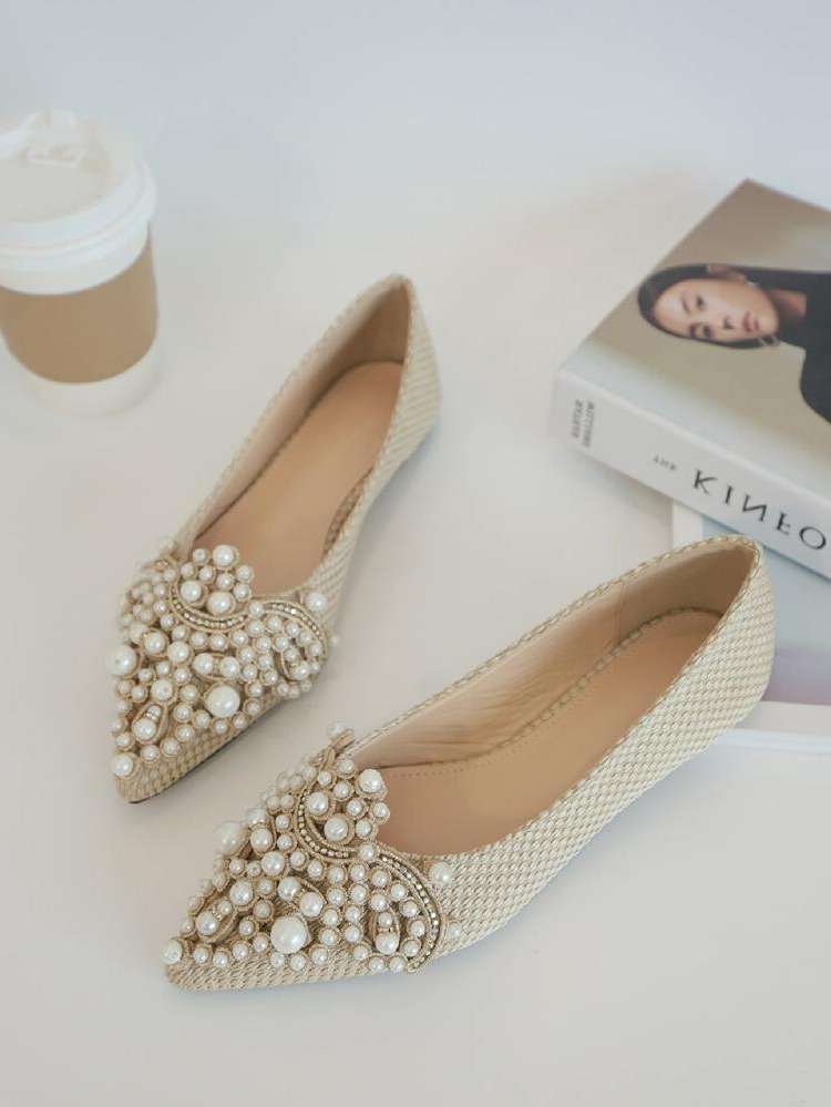   Beige Women Shoes 5019