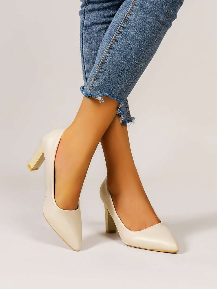  Beige  Women Pumps 5803