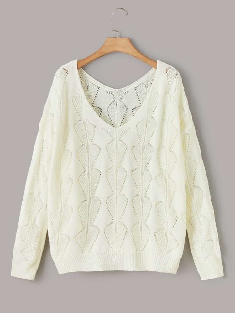  Long Sleeve Casual Regular Plus Size Knitwear 623