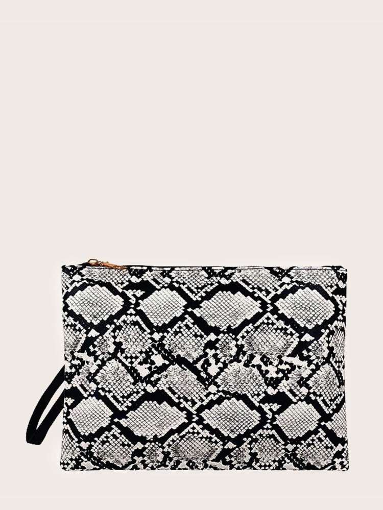  Snakeskin Print Black and White Bags 849