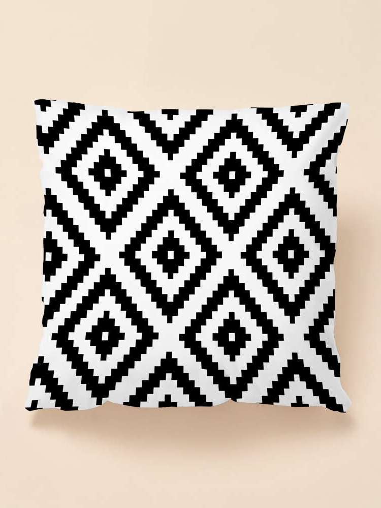 Black and White Geometric  Home Decor 665