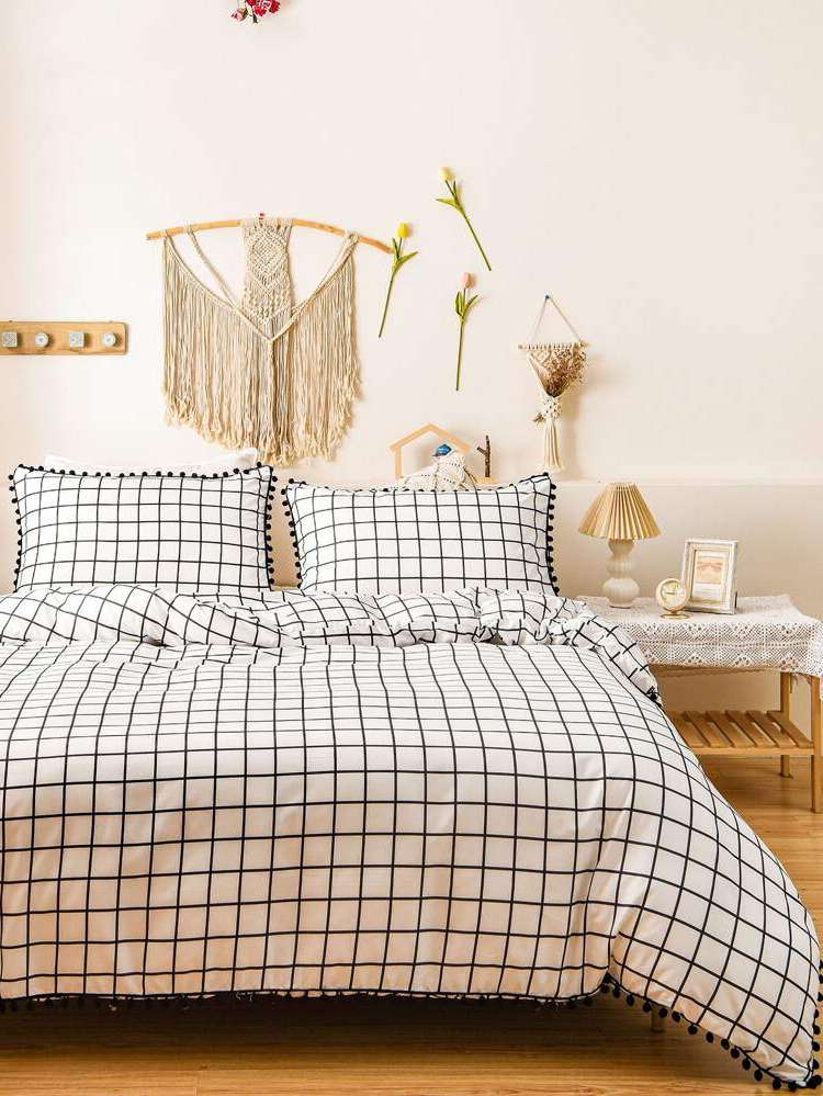 Black and White  Bedding 373