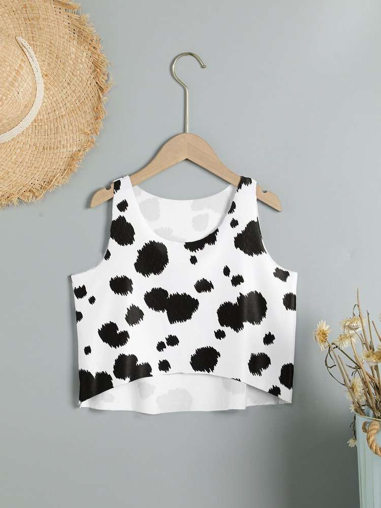  High Low Black and White Girls Clothing 335