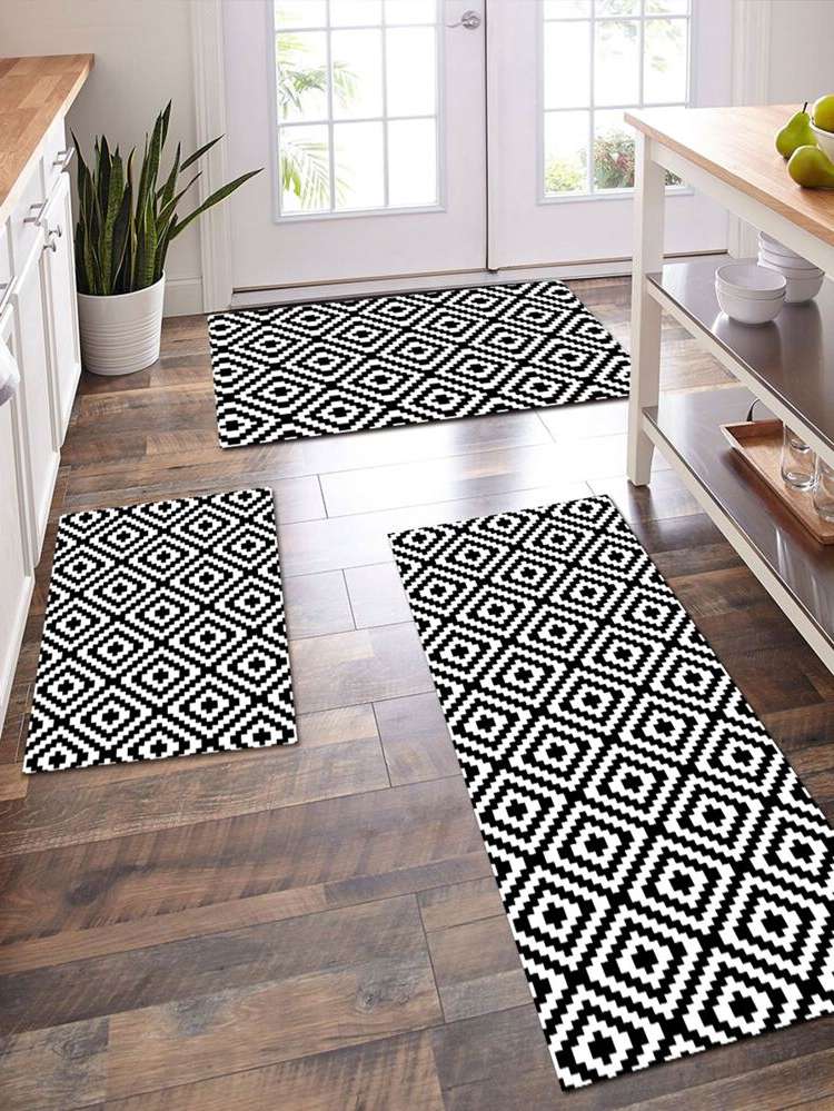 Black and White Geometric  Home  Living 2484