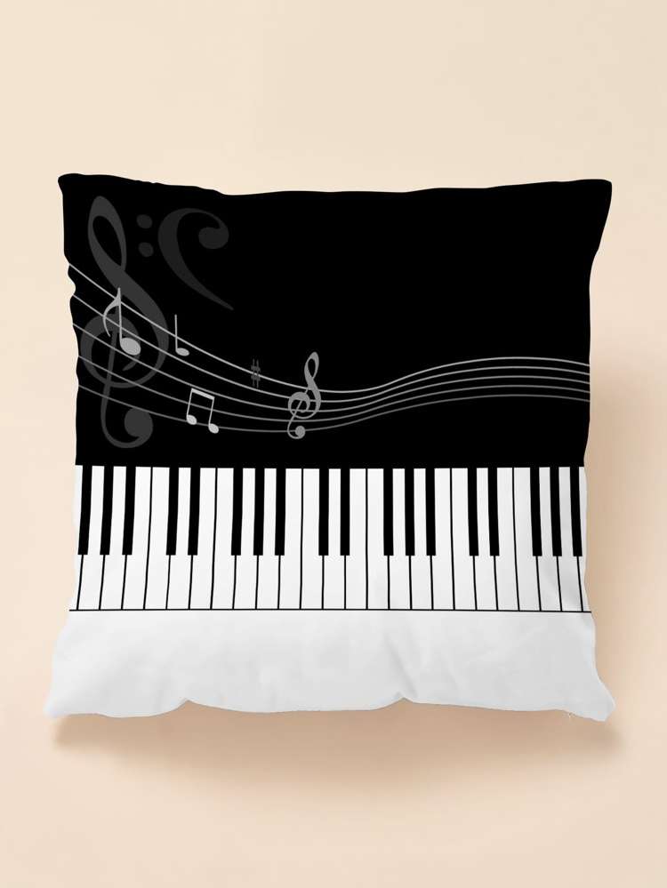 Graphic Black and White Decorative Pillows 851