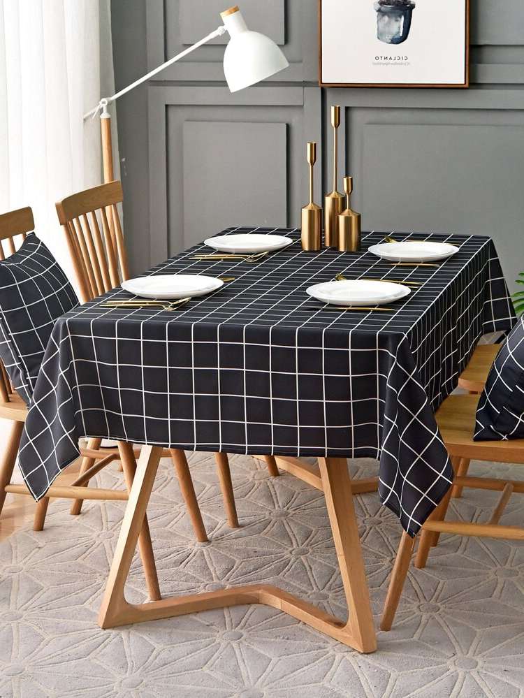 Black and White  Kitchen  Table Linens 512