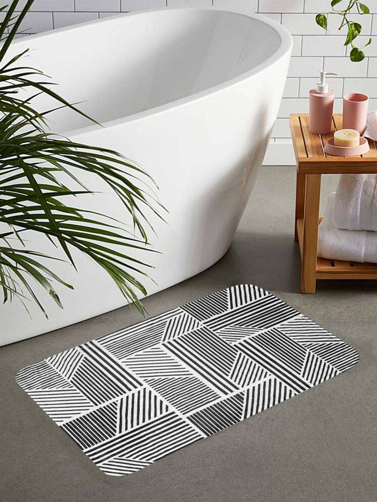 Striped  Bath Rugs 3004