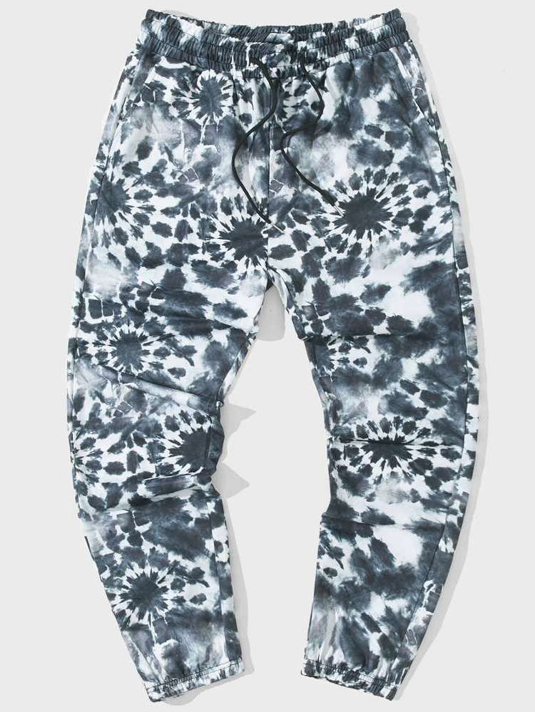  Black and White Men Sweatpants 844