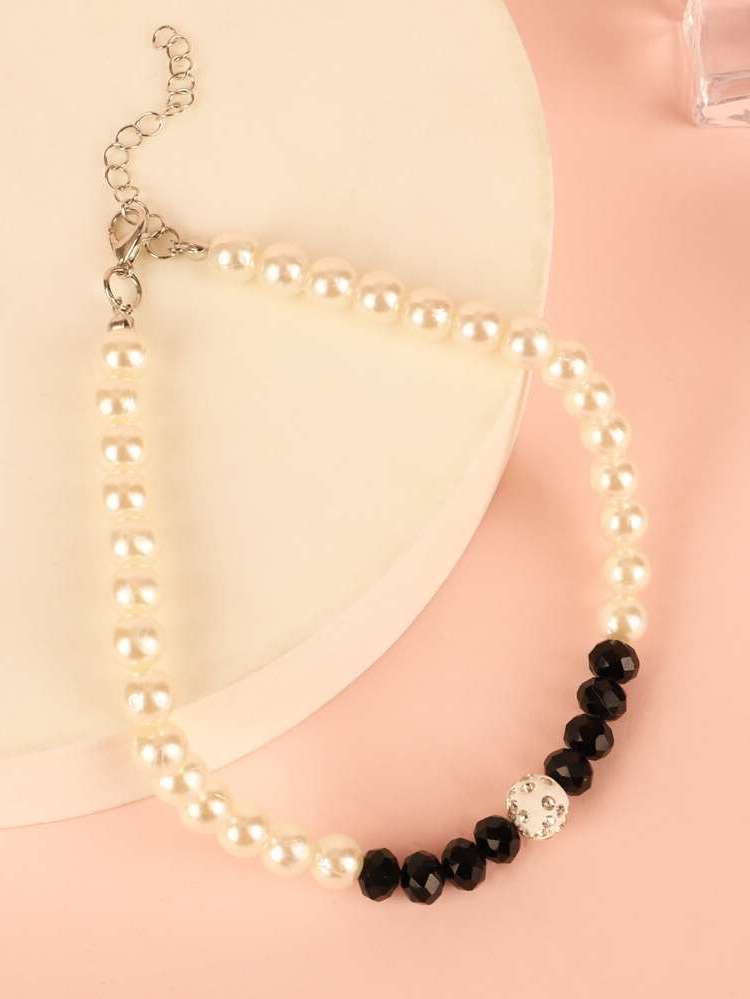  Black and White  Pet Necklaces 7571