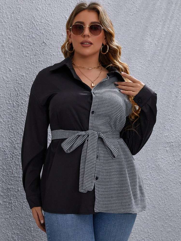  Casual Long Plus Size Tops 5644