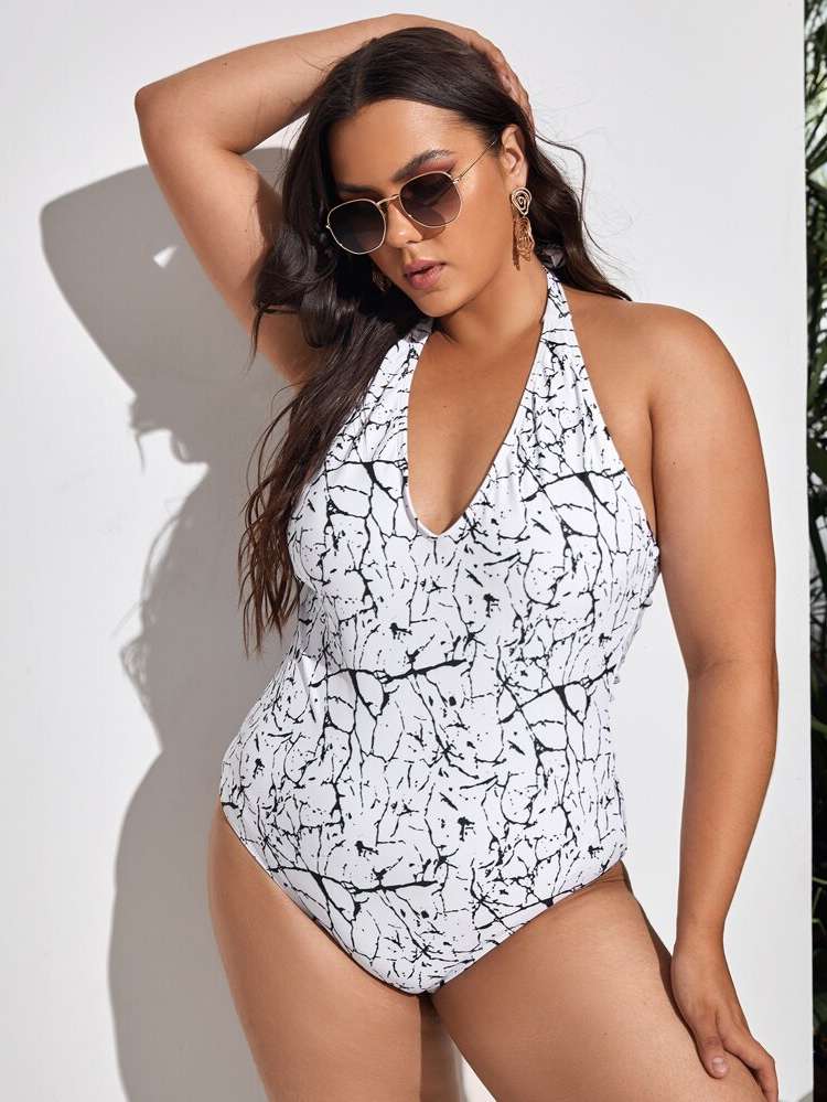  Knot Plus Size One-Pieces 520