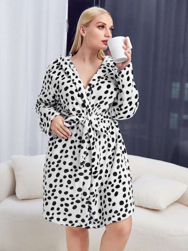 Long Sleeve Casual Hooded Underwear  Sleepwear 6771