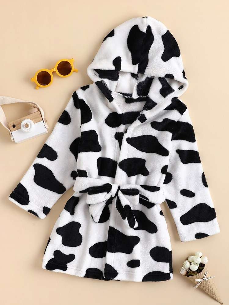 Midi Regular Fit Black and White Long Sleeve Toddler Girl Coats 6589