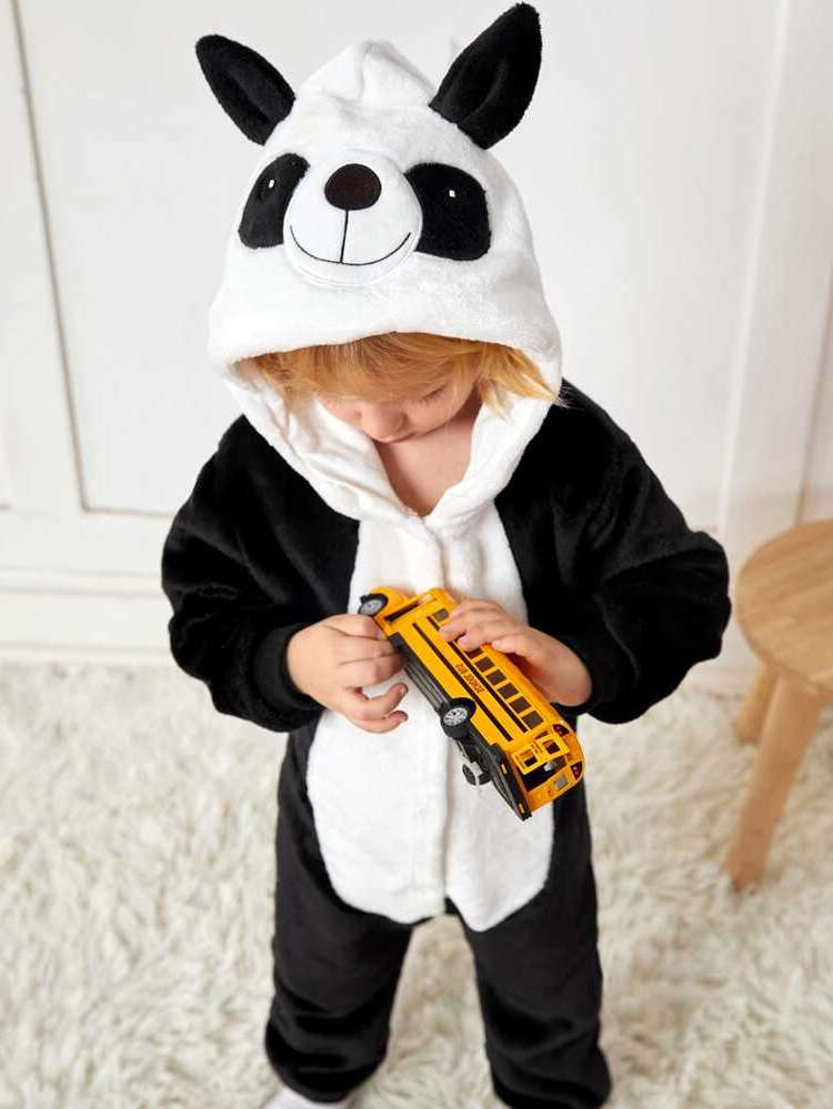  Zipper Black and White Kids Underwear  Sleepwear 2173