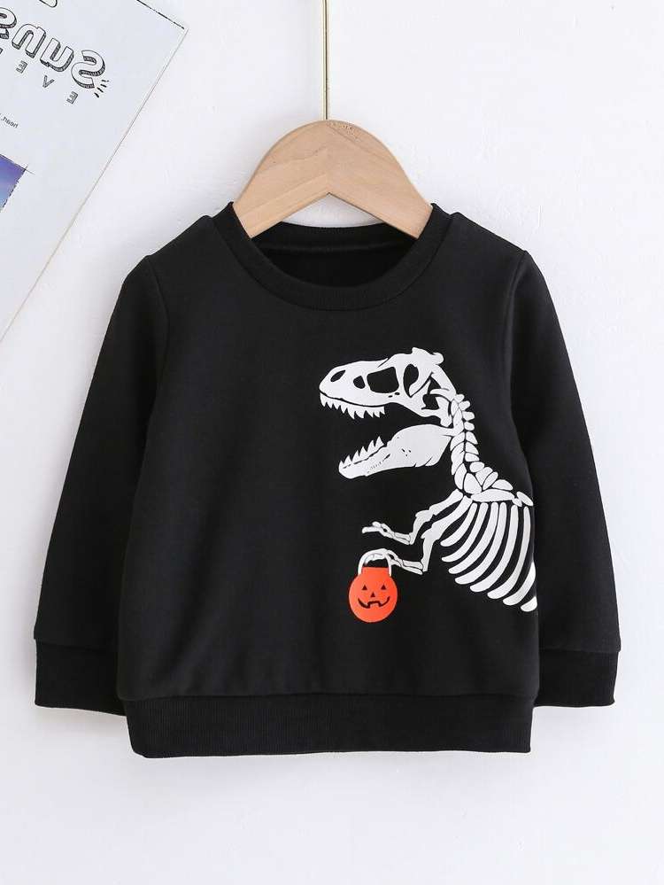 Regular Fit Long Sleeve Round Neck Baby Sweatshirts 5754