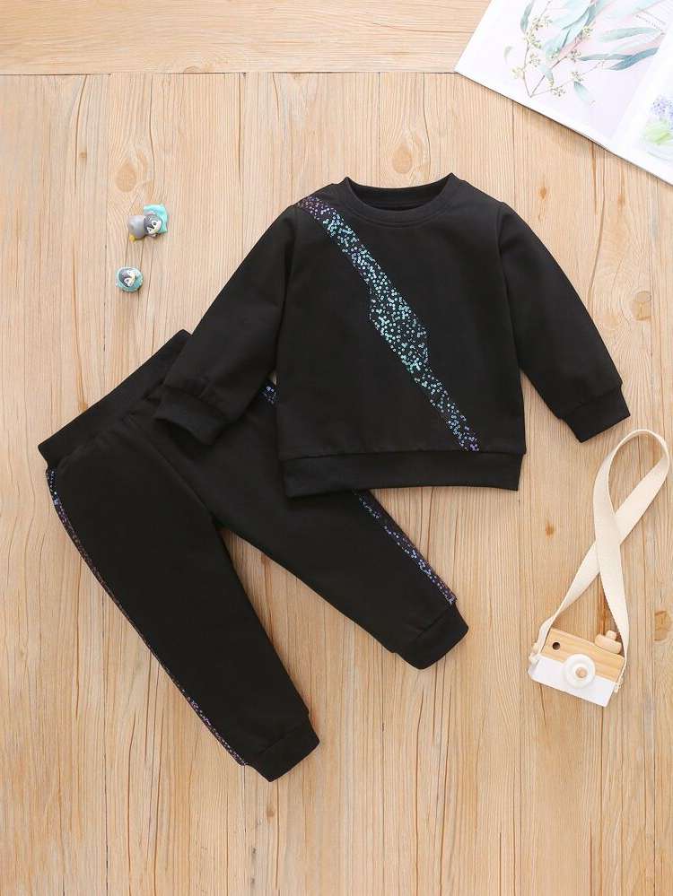 Regular Fit Tape Long Sleeve Baby  Mom 7478