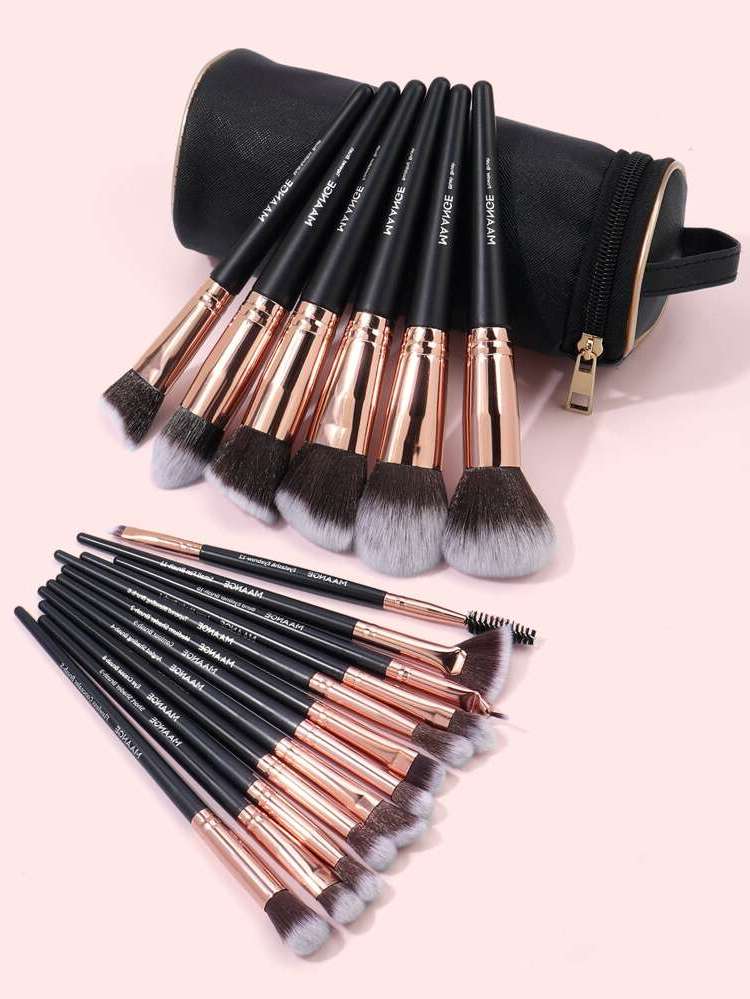   Black Makeup Brushes 7878