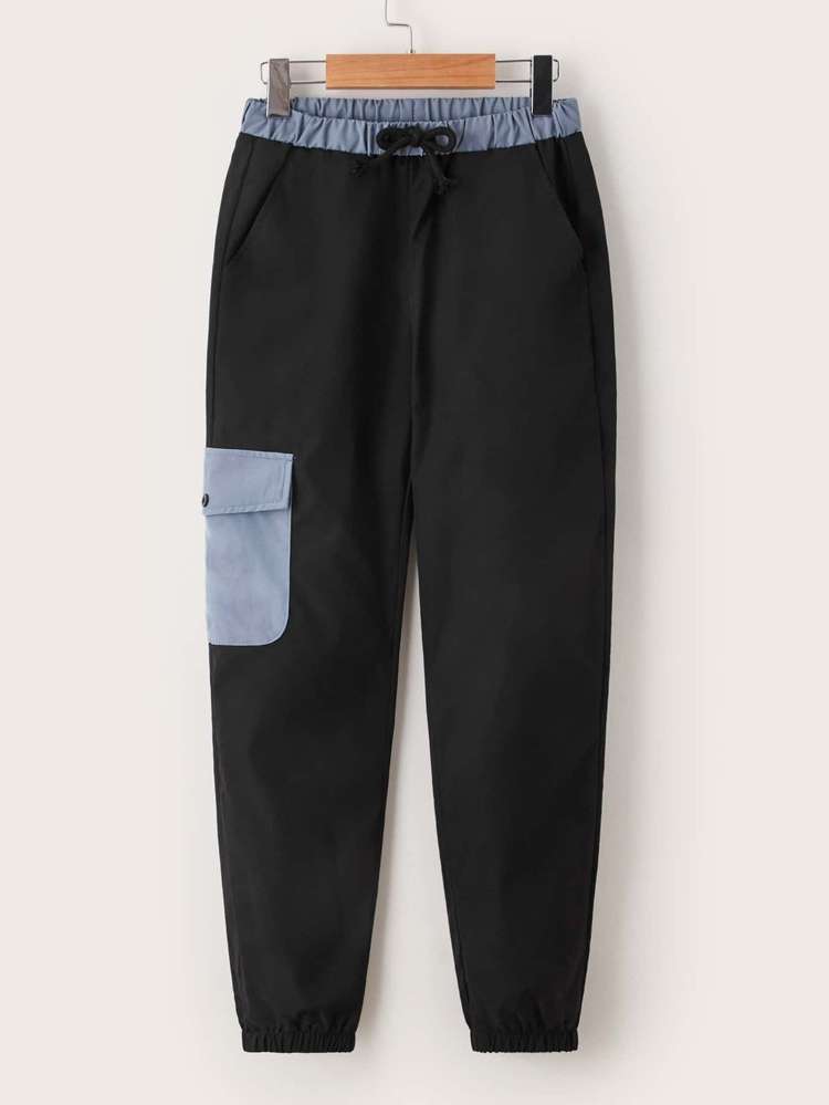  Casual Black Boys Pants 3755