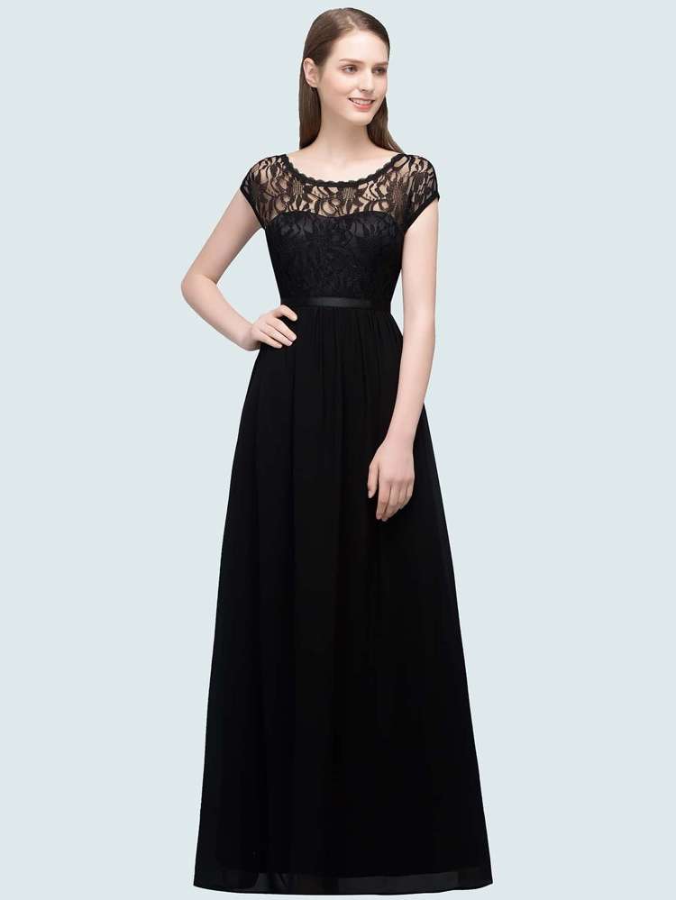  Plain Cap Sleeve Slim Fit Wedding  Special 6113