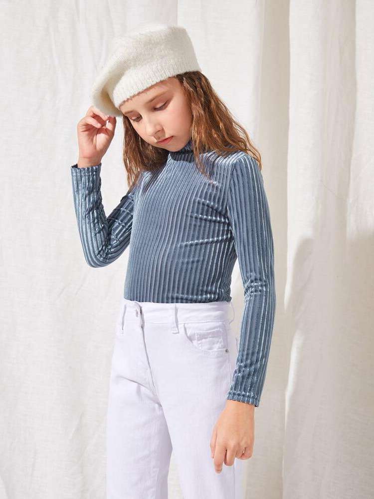  Black Casual Long Sleeve Kids Clothing 4189