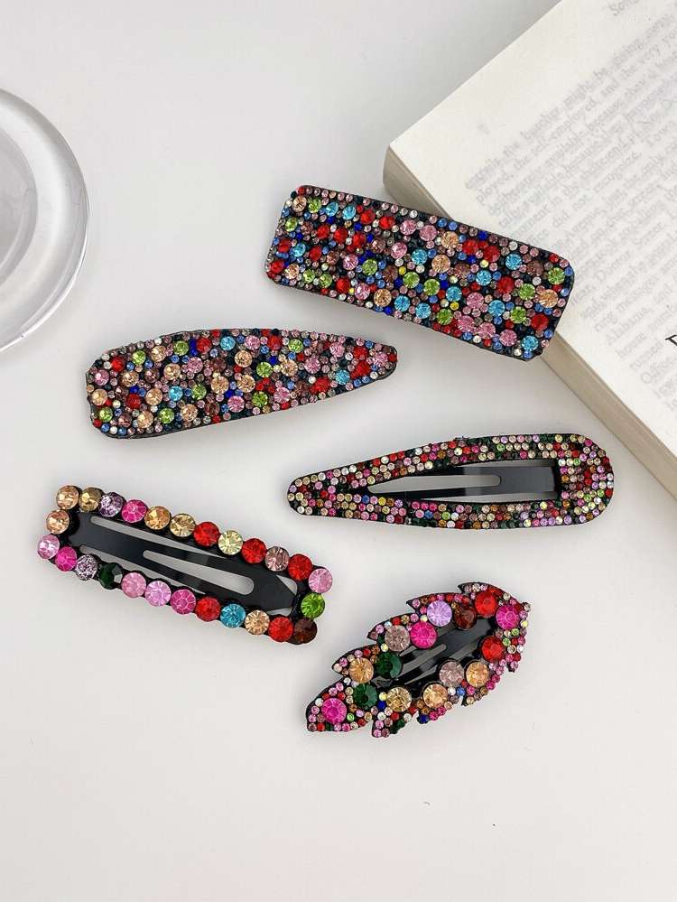 Black Rhinestone Women Accessories 8296