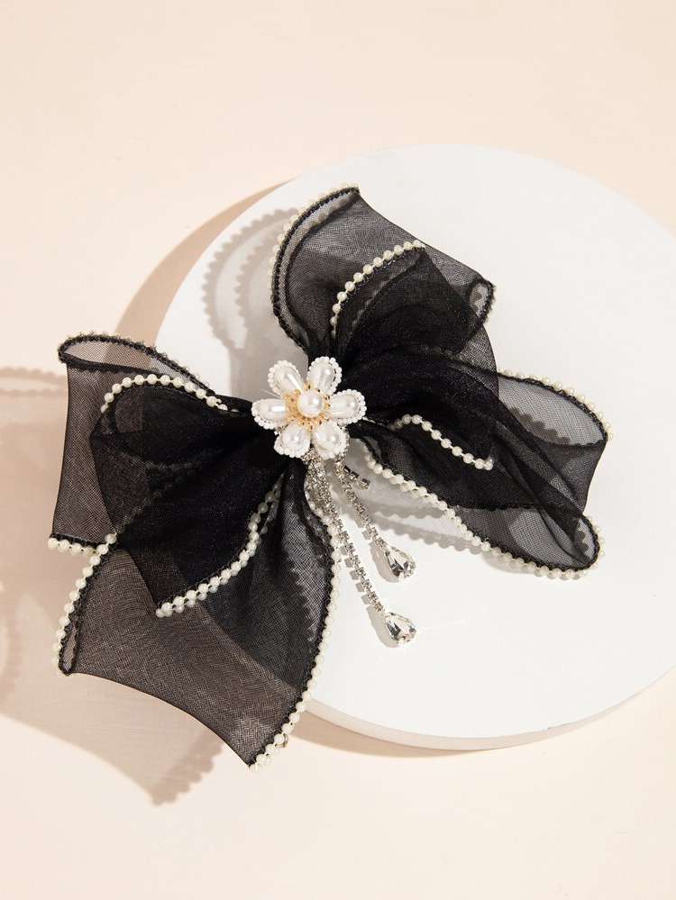  Bow Plain Hair Clips 5326