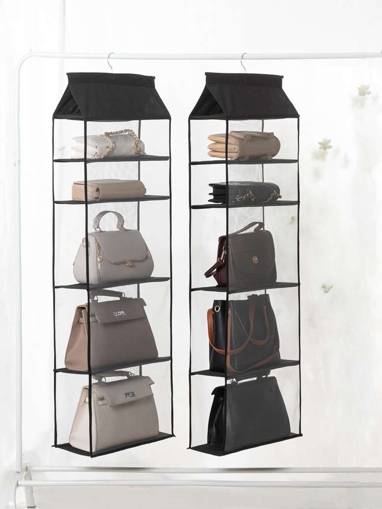   Black Clothing  Closet Storage 4398