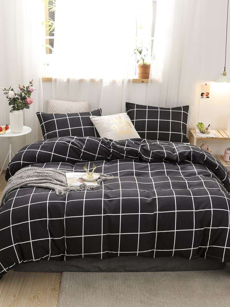  Plaid  Duvet Covers  Sets 4202