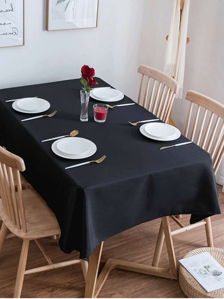  Black Plain Kitchen  Table Linens 933