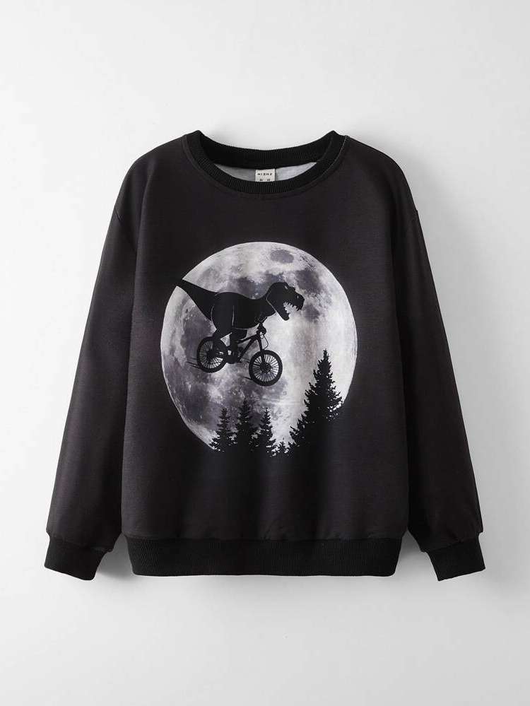  Long Sleeve Regular Black Boys Clothing 658