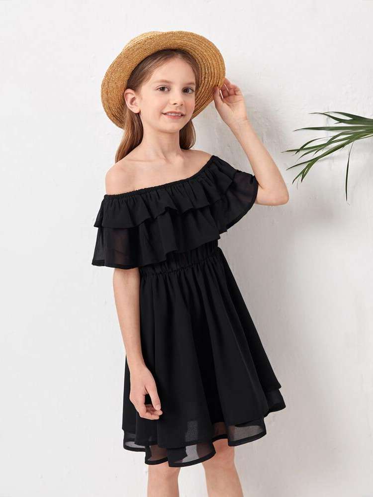  Short Sleeve Dressy Girls Dresses 432