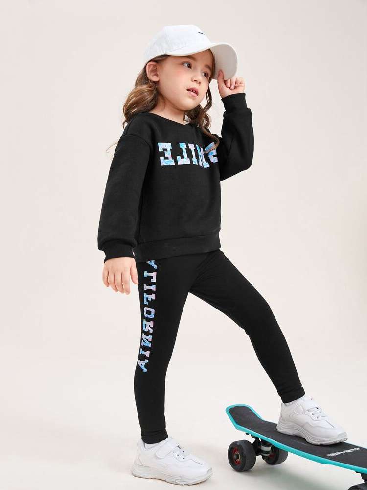  Regular Fit Letter Kids Clothing 7144