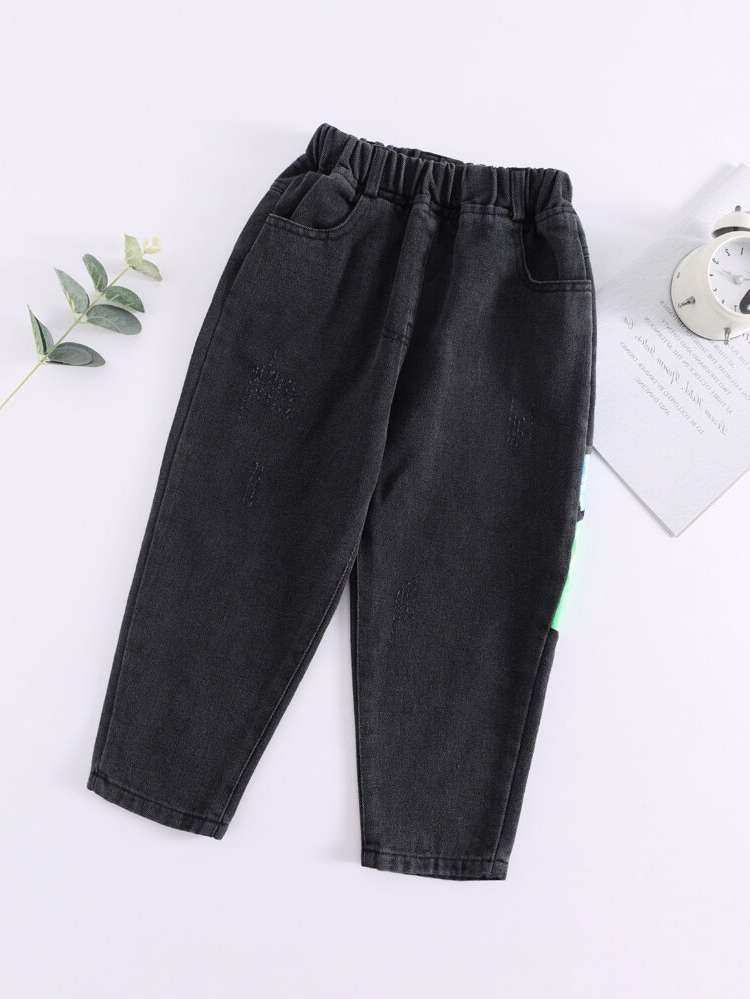  Black Toddler Boys Denim 7657