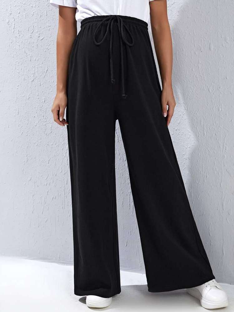  Black Plain Maternity 6733