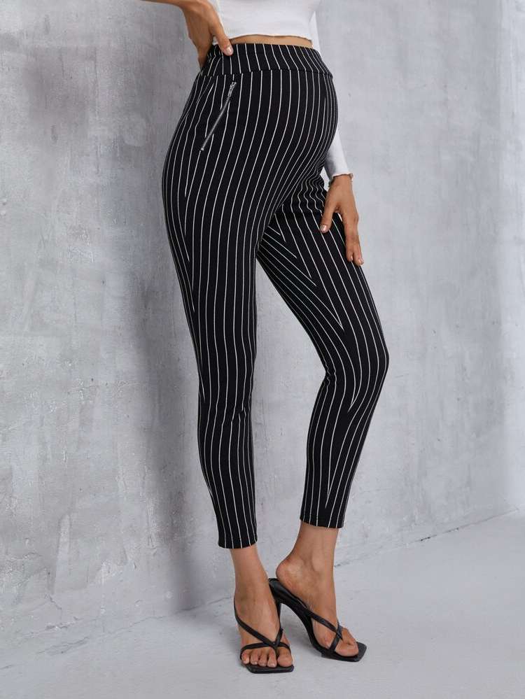  Skinny Black Casual Maternity 9105