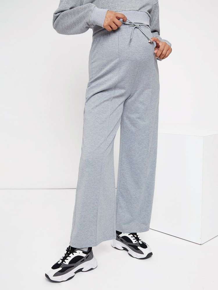  Casual Plain Maternity Pants 6593