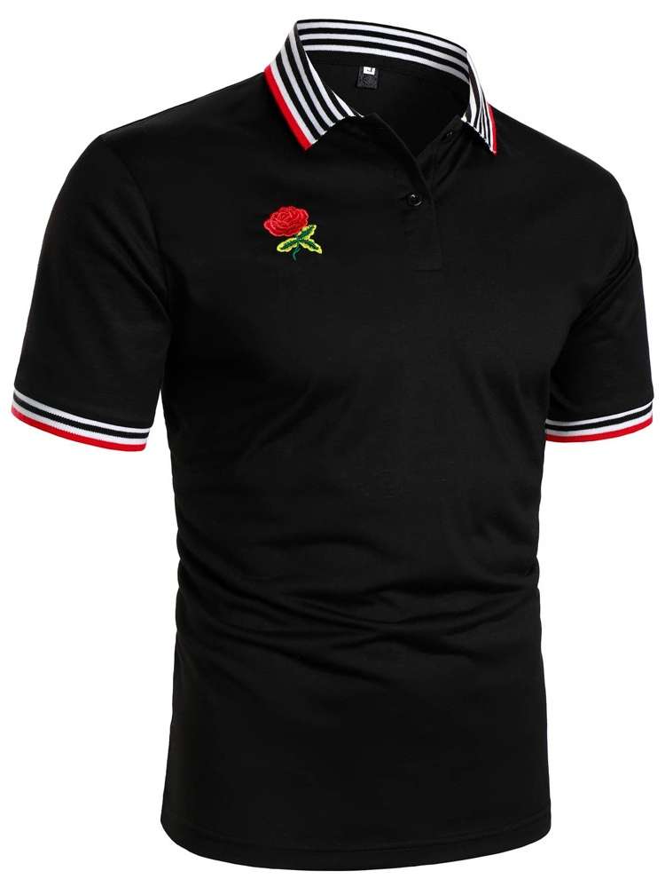  Short Sleeve Casual Regular Men Polo Shirts 1265