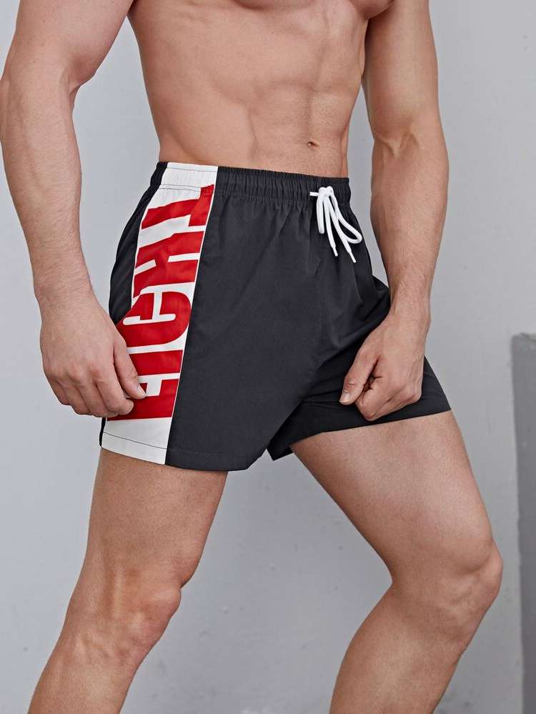  Regular Fit Sporty Men Sports Shorts 2348