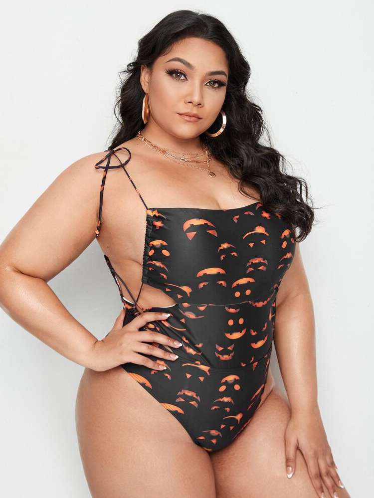   Halloween Plus Size One-Pieces 3750