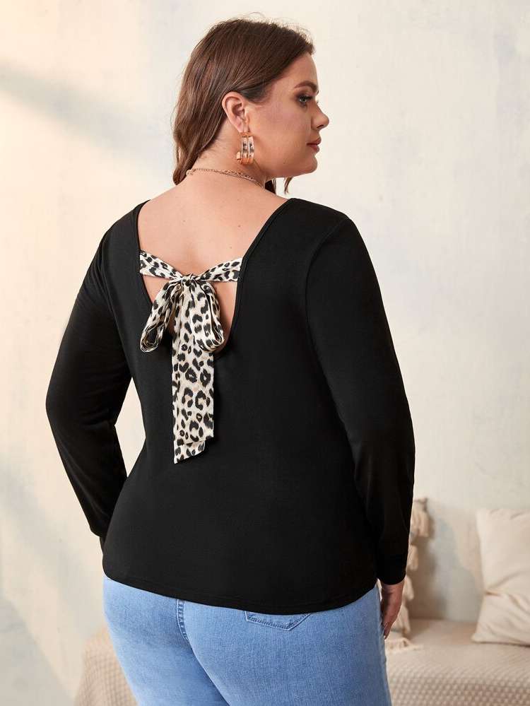  Long Sleeve Black Regular Women Plus Clothing 3660