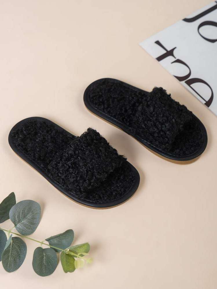  Plain Kids Slippers 5705