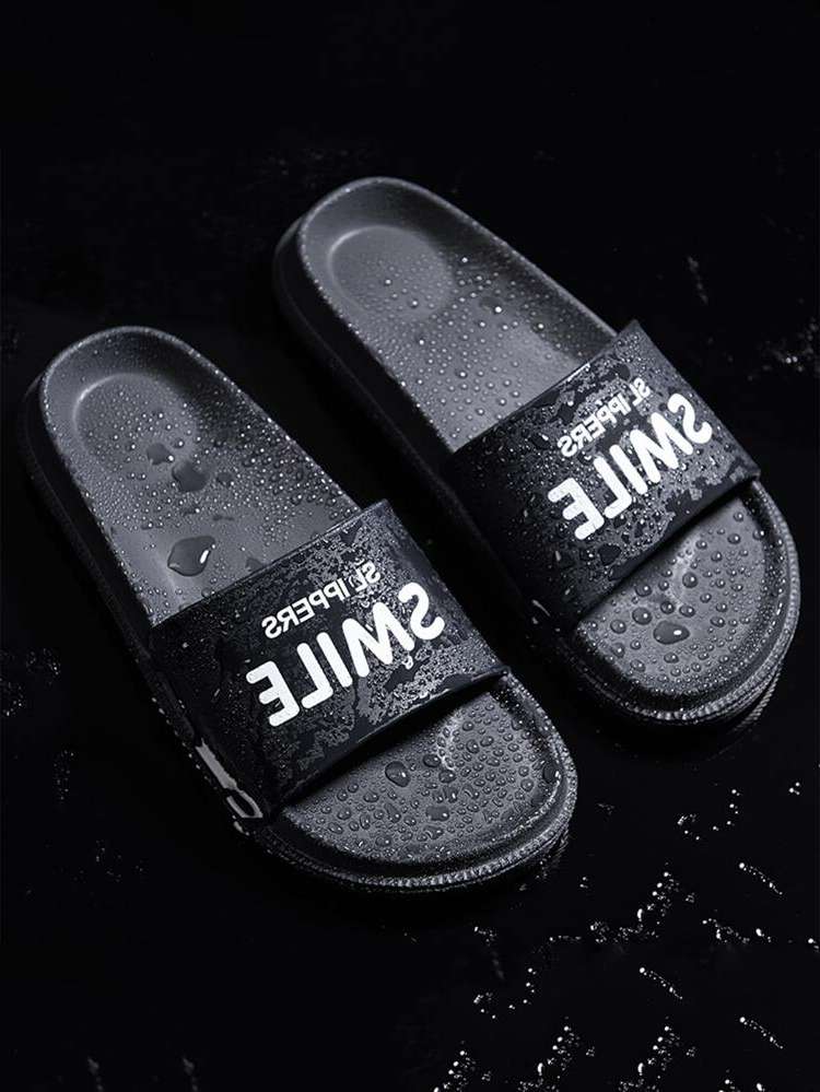 Black Letter Men Shoes 5912