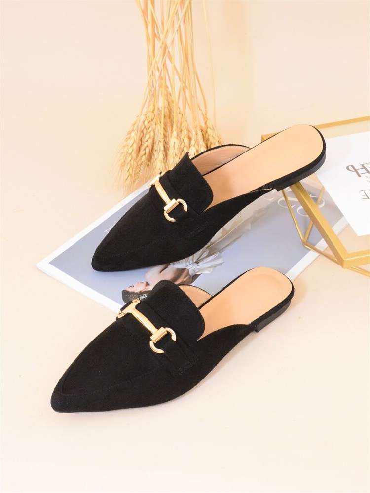  Plain Black Shoes 2754