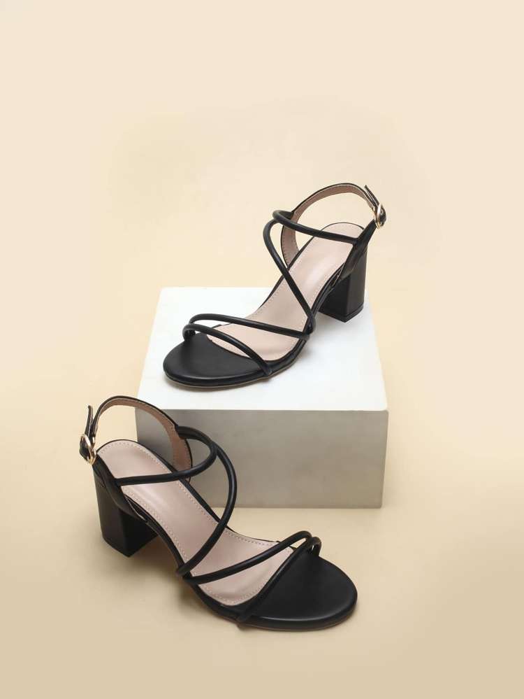 Black Plain Fashionable Women Shoes 899