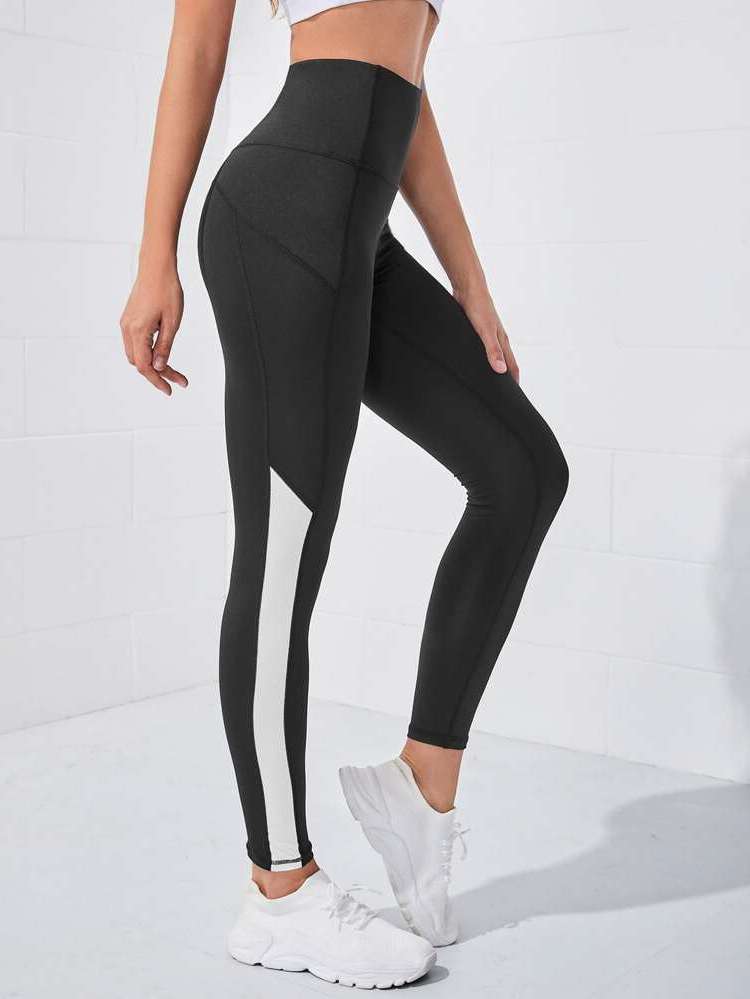  Colorblock Cropped Sports 9717