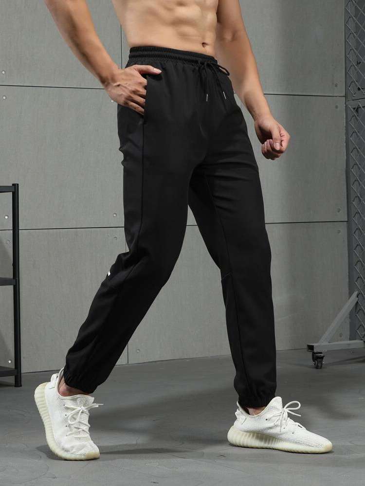 Black Regular Fit Sporty Sports 256